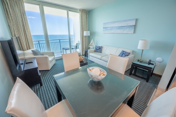Living room with a view