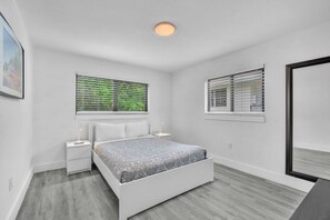 The spacious bedrooms offer fresh linens, inviting mattresses, and sumptuous pillows to enhance your night's sleep.
