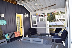 Lovingly furnished with comfortable furniture and coastal decor