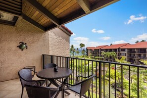 Lanai - has table for 4 and two lounge chairs