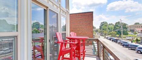 Blue Ridge Loft: View from your private balcony