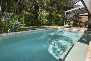 Beautiful private salt water pool.