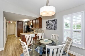 Large dining room table - perfect for family dinners and game night