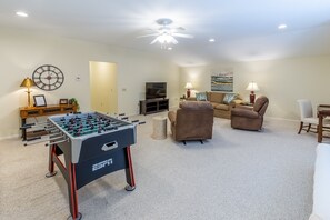 Living room - Living room with foosball table