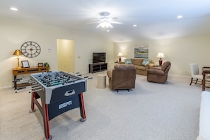 Living room - Living room with foosball table