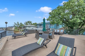 Lounge on the top deck and enjoy the views!