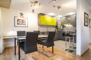 Kitchen- and dining area