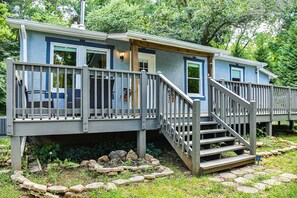 Spacious wrap-around porch