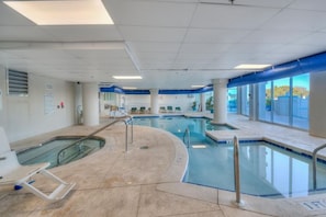 Don't worry if it rains, they have an indoor pool too!