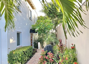 The property is beautifully landscaped.