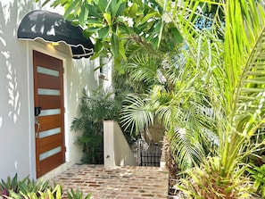 This is the main entrance. Let the relaxing begin.