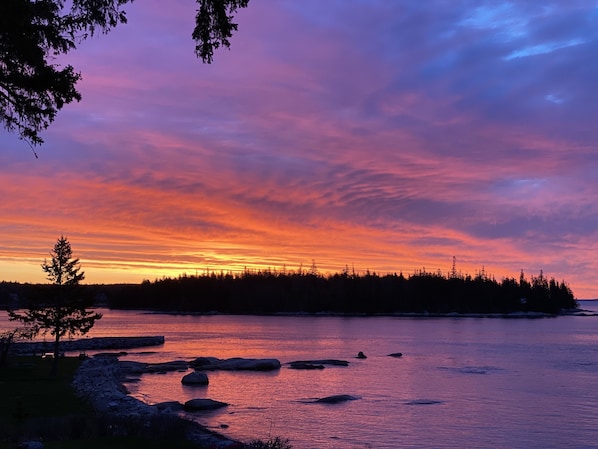 Sunrise from the deck