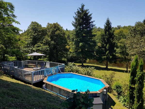 Exclusive use of the Swimming Pool overlooking the grounds