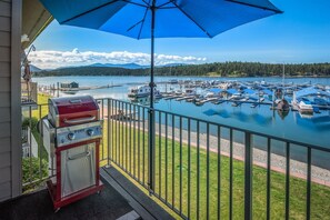 Grill out on the bbq provided.