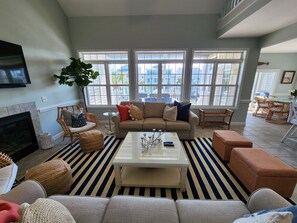 VIEW OF CANAL FROM LIVING AREA