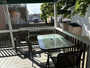 Outside dining