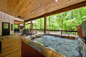 4-person hot tub.