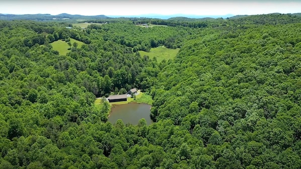 Blue ridge mountain view