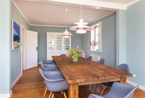 Dining room in Hanjes Kapitänshaus in Nebel