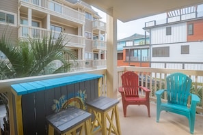Cocktail Hour on the Living Room Balcony