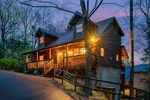 Cabin is located in Art and Crafts of Gatlinburg.