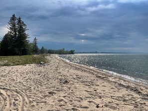 Private beach