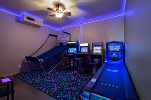 Enjoy your very own private arcade room!