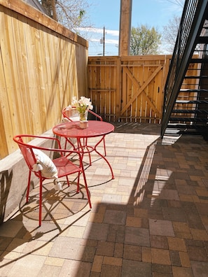 Enjoy Colorado's sunshine on this private patio