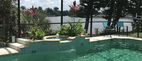 Pool view from Lanai