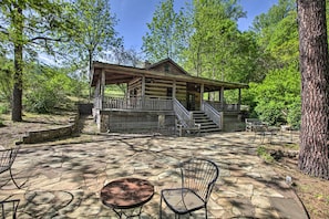 Cabin Exterior | On-Site Vineyard | Stairs Required for Access