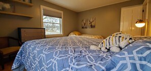 Another view of the main floor queen bedroom