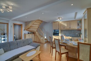 Living and kitchen area at the 1st floor