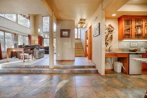 Entry: To the Left is the Dining Area