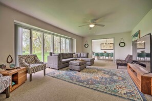 Living Area | Central Heat & A/C