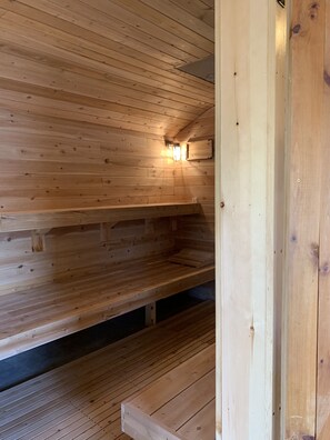 Wood fired sauna