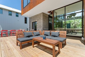 Massive Outdoor Porch and Seating