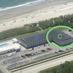 Aerial photo of the property.