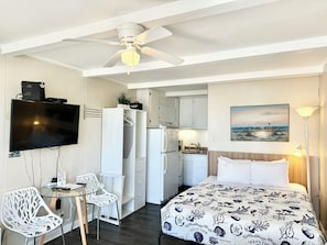 300sqft studio unit with kitchenette.