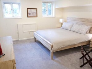King Bed in Master Bedroom 