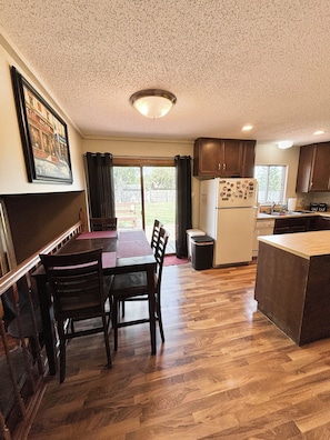 Eat in kitchen with seating for 4.