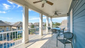 3rd Floor Patio with table and chairs!
