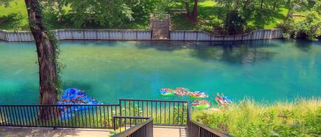 Fun on the Comal has beautiful and convenient private access to the Comal River.