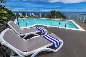 See whales from the deck (is season)
