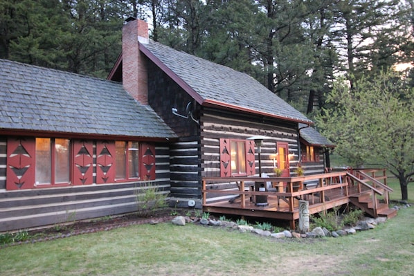 Restored cabin, circa 1889.
