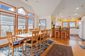 Dining and kitchen area