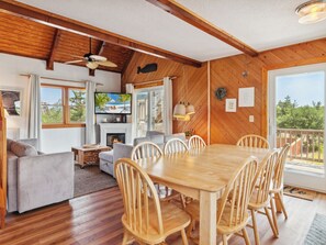 Dining and living area
