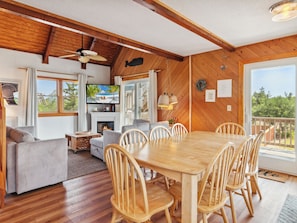 Dining and living area