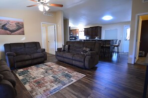 Large open area with Dinning Room and Living Room