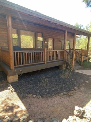Great Back Deck with BBQ Grill