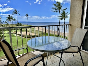 Enjoy the ocean view and breeze from private lanai